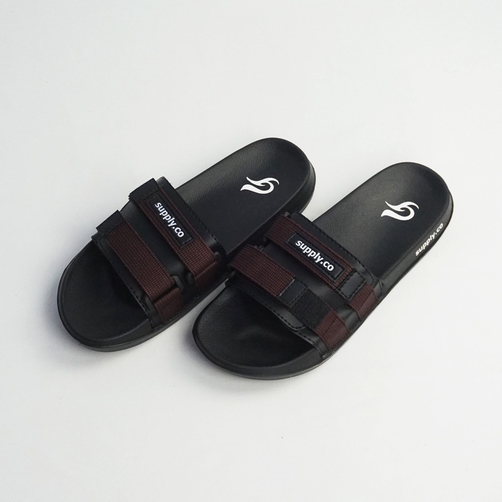 [SDL00001-6] Sandal slop / Sandal Slide webbing / sendal slide slippers  Footwear original Supply.Co-4