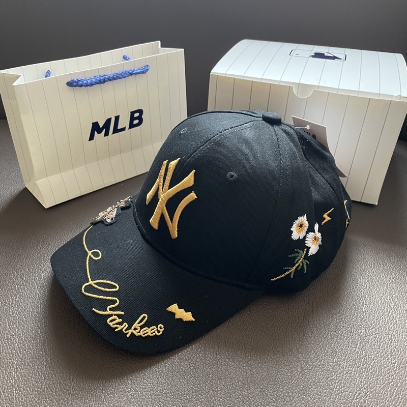 [BISA COD &amp; TERMURAH] TOPI NY MLB BASEBALL CAP NY MLB YANKEES BEE BORDIR / TOPI PRIA / TOPI WANITA / TOPI UNISEX ALLSIZE