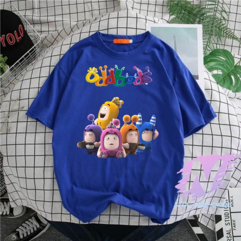 kaos oddbods baju kaos anak kartun oddbods