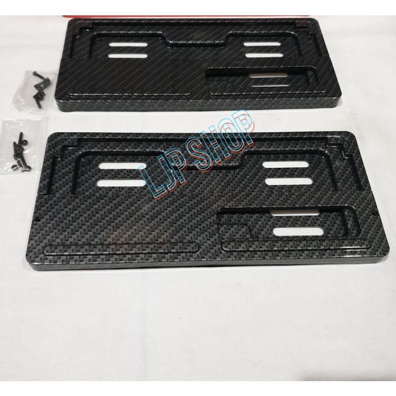 BINGKAI PLAT NOMOR CARBON KARBON SNI IMPORT 1 SET