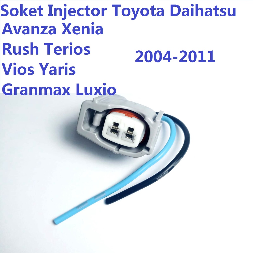 Soket Injector Toyota NEW  Avanza Rush GranMax Xenia Altis Camry YARIS INNOVA  Sigra Calya Ertiga Sw injektor