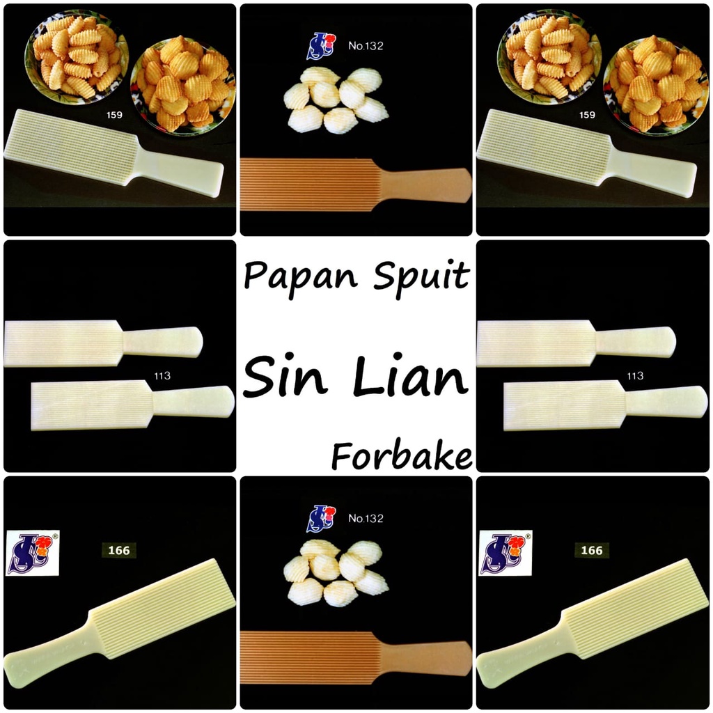 Acuan Sin Lian Papan Siput SinLian Cetakan Nastar Gulung Kue Kering Semprit 113 132 159 166