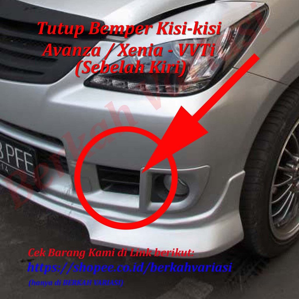 Tutup Cover Bumper Kisi Kisi Avanza Xenia Vvti Kiri Shopee