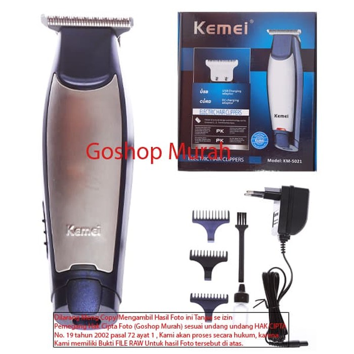 PROMO Alat Cukur Rambut Cordles KEMEI/ Alat cukur Charger Best seller