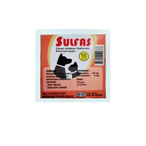 SULFAS OBAT DIARE KUCING ANJING / OBAT MENCRET KUCING ANJING