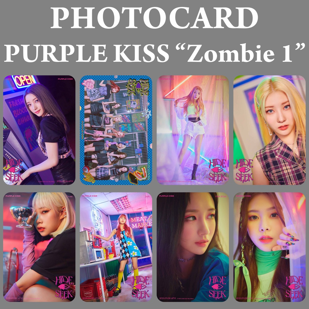 [READY STOCK] Photocard PURPLE KISS Kpop Murah