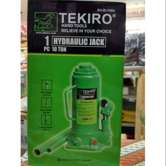 Dongkrak mobil 10 ton TEKIRO dongkrak botol