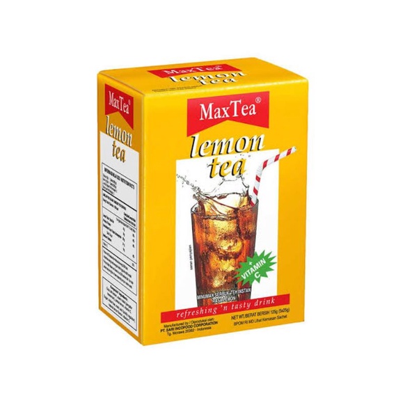 

max tea instan drink lemon tea / teh tarik isi 5x35gram