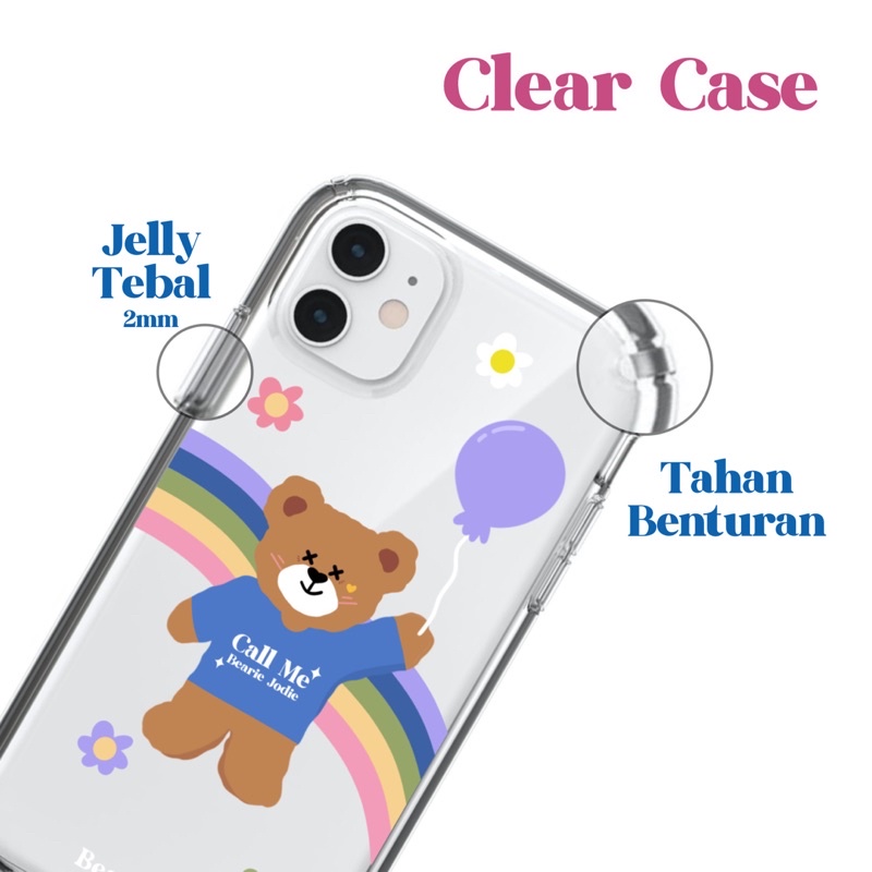 Casing HP Softcase / Clear Case ios android Call Me Bearie Jodie