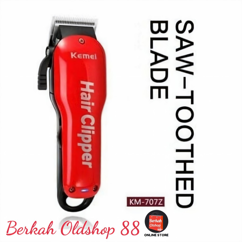 Berkah Oldshop 88 - Alat Mesin Pencukur Rambut Kemei 707z Hair Clipper Charger Mesin Potong Rambut