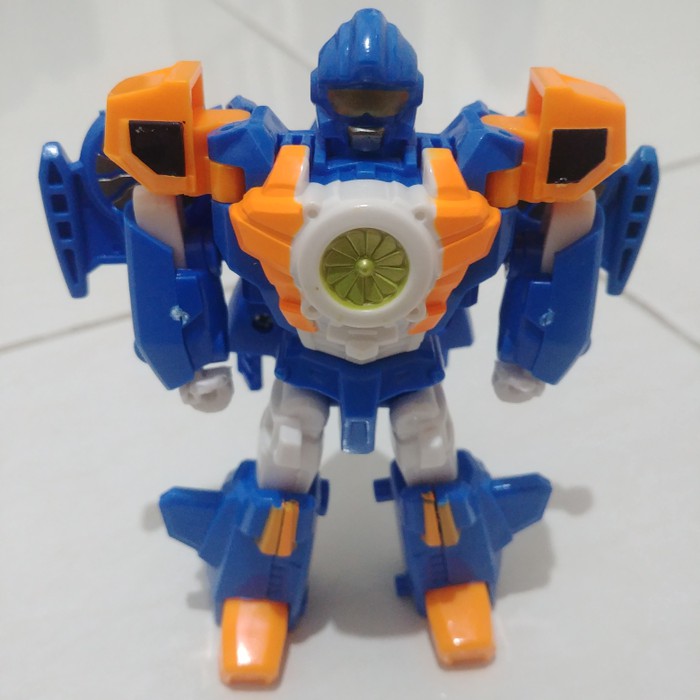Die Cast Tobot Mini ATHLON 2 MACH W Transformers Deformation Mainan