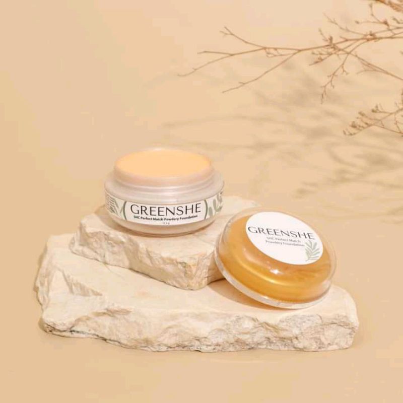 SHC Greenshe perfect match powdery foundation