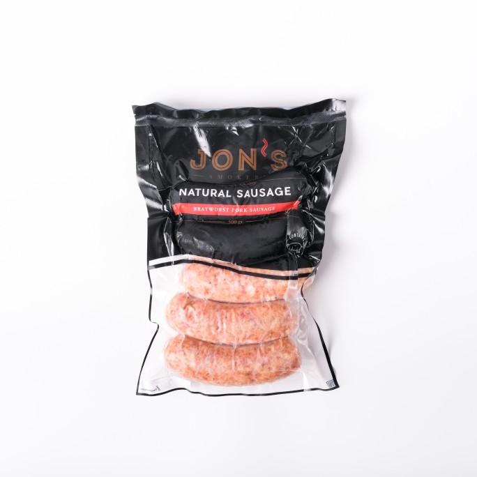 

windytriastuti13 Jon's Smokery Bratwurst Pork Sausage 500 gr TERLARIS TERPERCAYA ORIGINAL