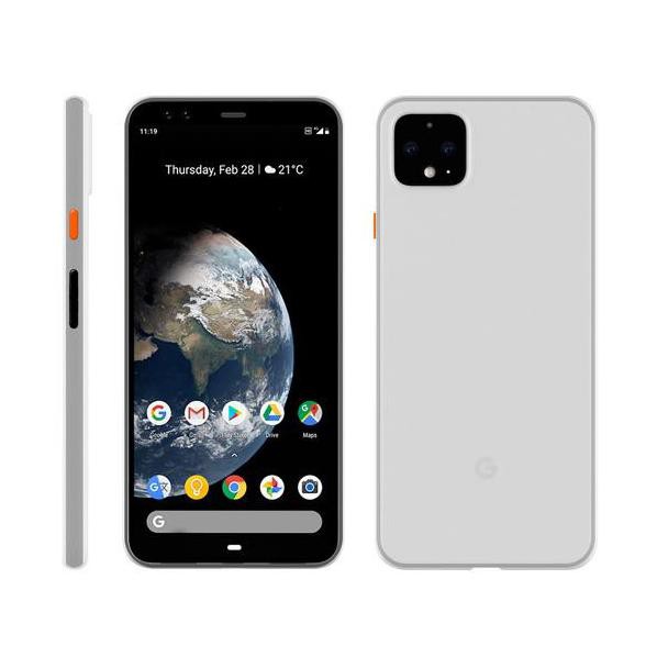 Google Pixel 4 / 4 Xl Mnml Premium Case Ultra Thin Frosted White - Pixel 4 Xl Skubikuter