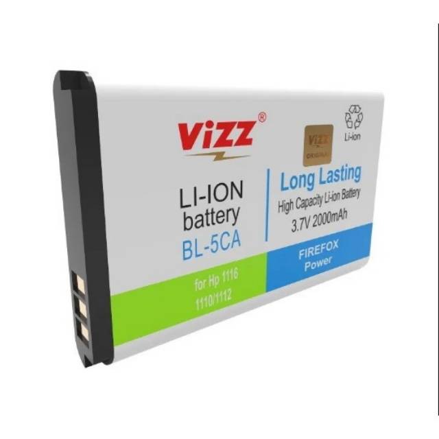 Vizz Double Power Battery Batre Baterai Vizz Nokia 5CA BL-5CA BL5CA BL 5CA