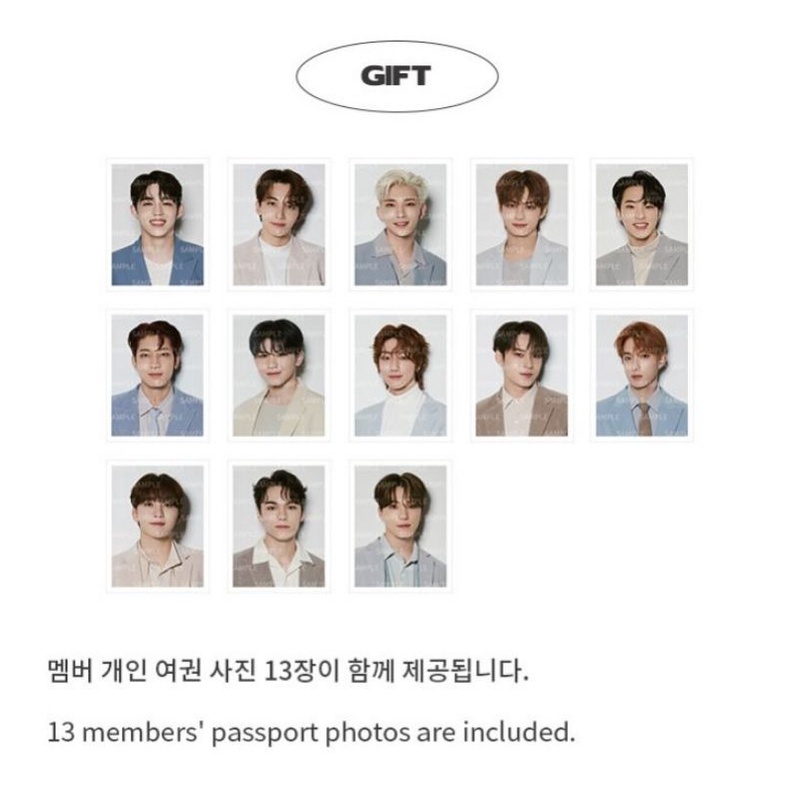 SEVENTEEN INCOMPLETE HOODIE GIFT (Passport Photo)