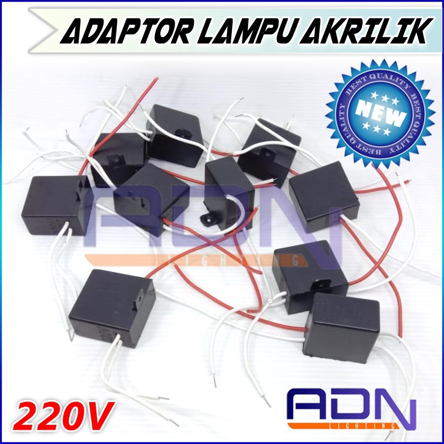 ADAPTOR LED Untuk Akrilik Alamat Rumah DRIVER LED 220V to 12 V 500MA