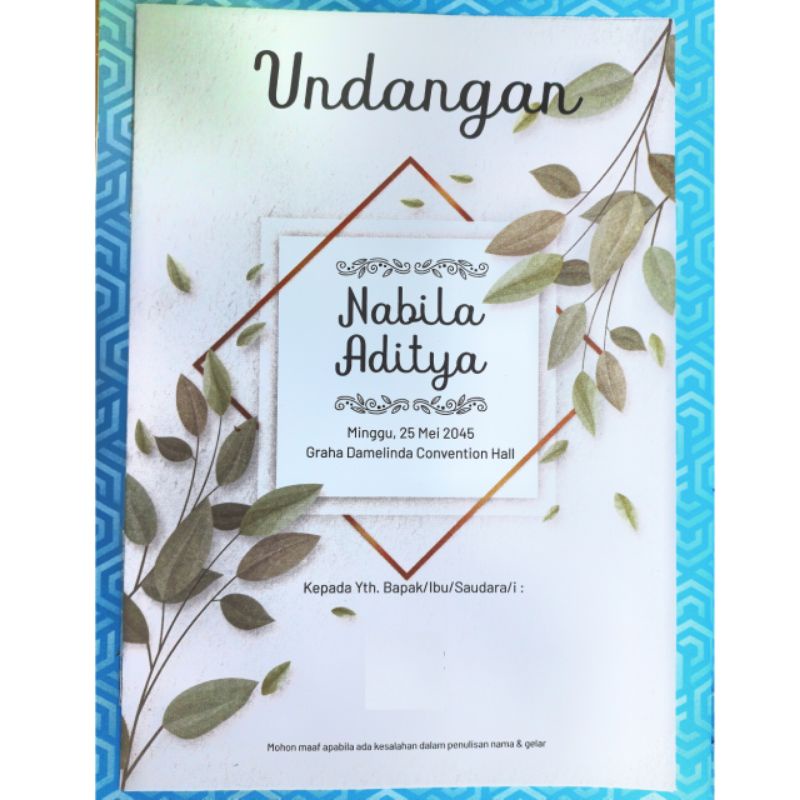 

Undangan Cetak Byar