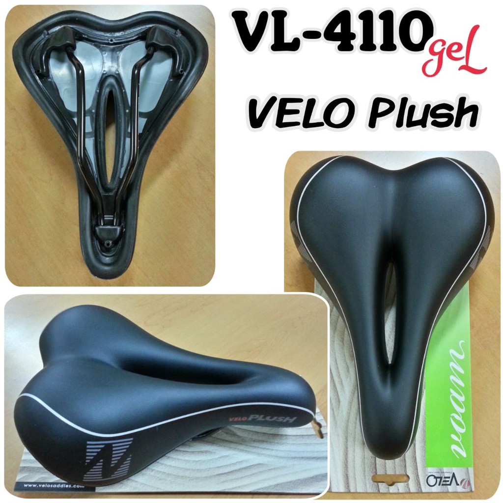 Sadel Sepeda Velo Gel Velo Plush Lubang