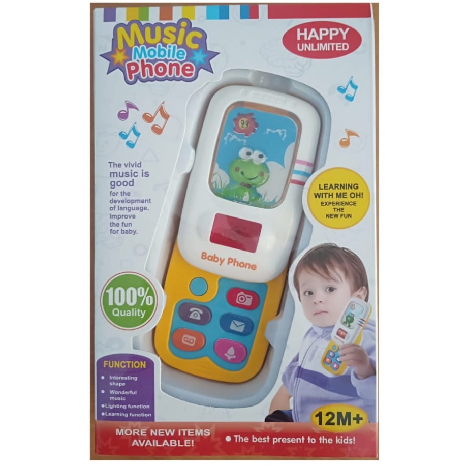 Mainan Music Mobile Phone Baby Phone Happy