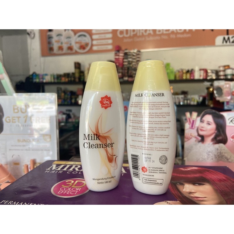 &lt;a.xx&gt; [ 100 ml ] - viva milk cleanser original new zt -- susu pembersih viva original 100 ml