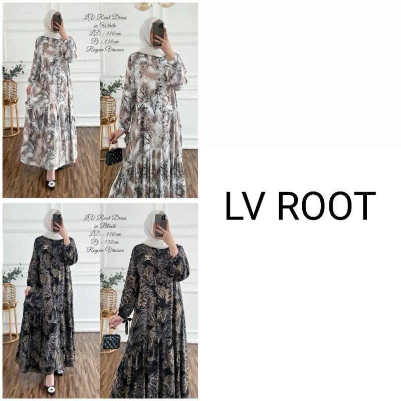 LV ROOT DRESS GAMIS MURAH DIANNISSA