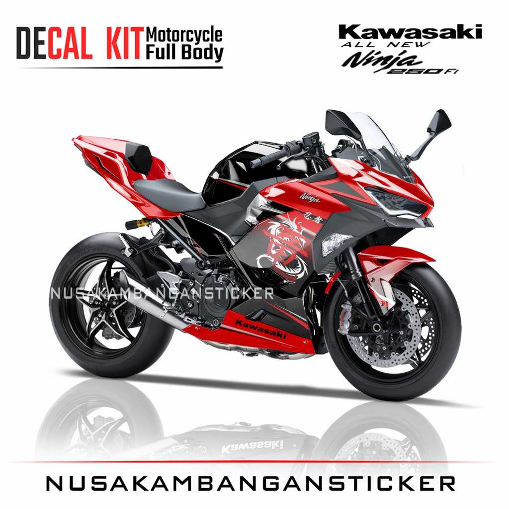 Stiker All New Ninja 250 Fi 2018 Kanji 01