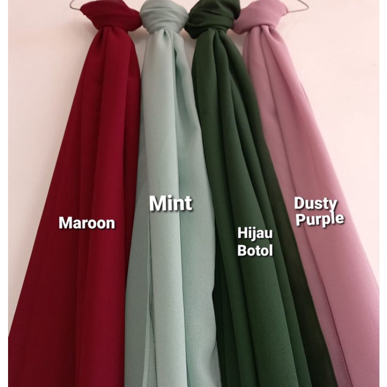 Pashmina ceruty babydoll hijab muslimah