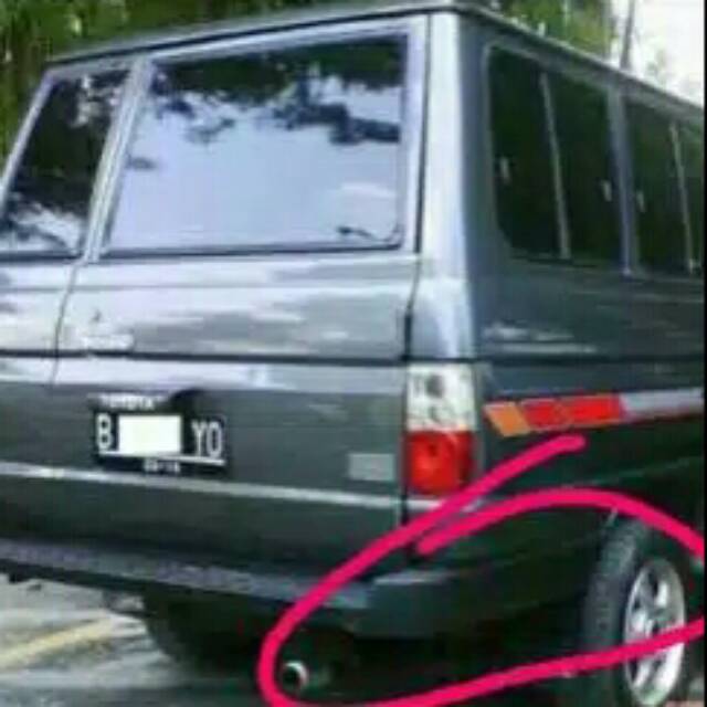 Tanduk bemper belakang kijang super