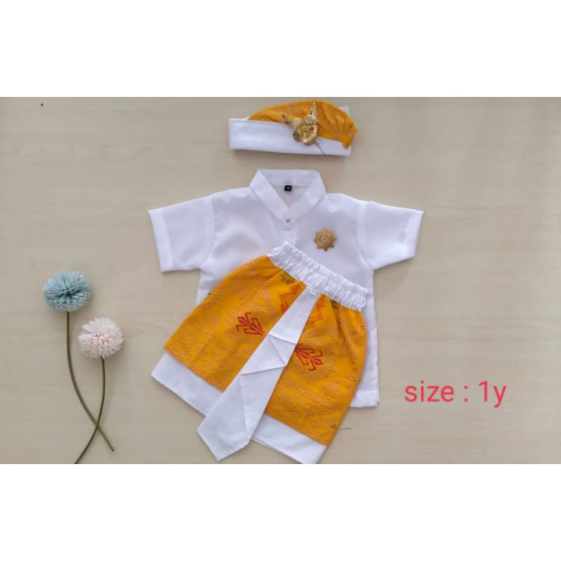 Set Pakaian adat Bali anak pria