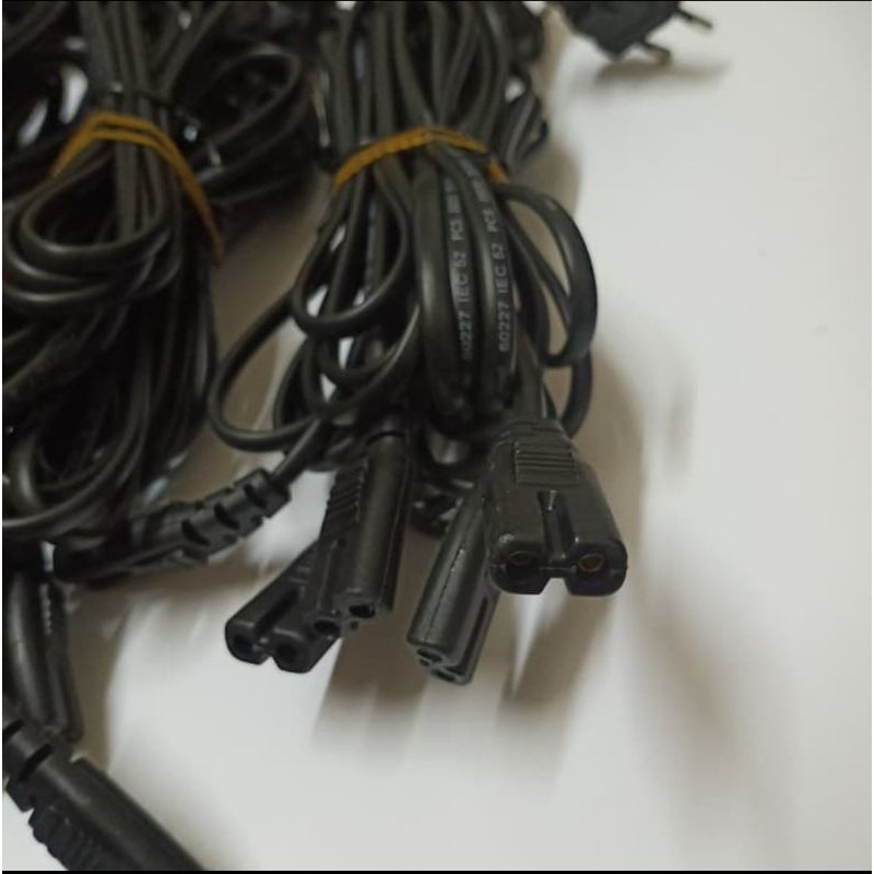 KABEL CABLE POWER LISTRIK KABEL TV PRINTER COLOKAN 2 PIN