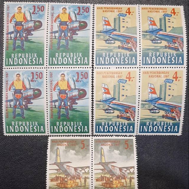 

Set Perangko Hari Penerbangan Nasional 1967