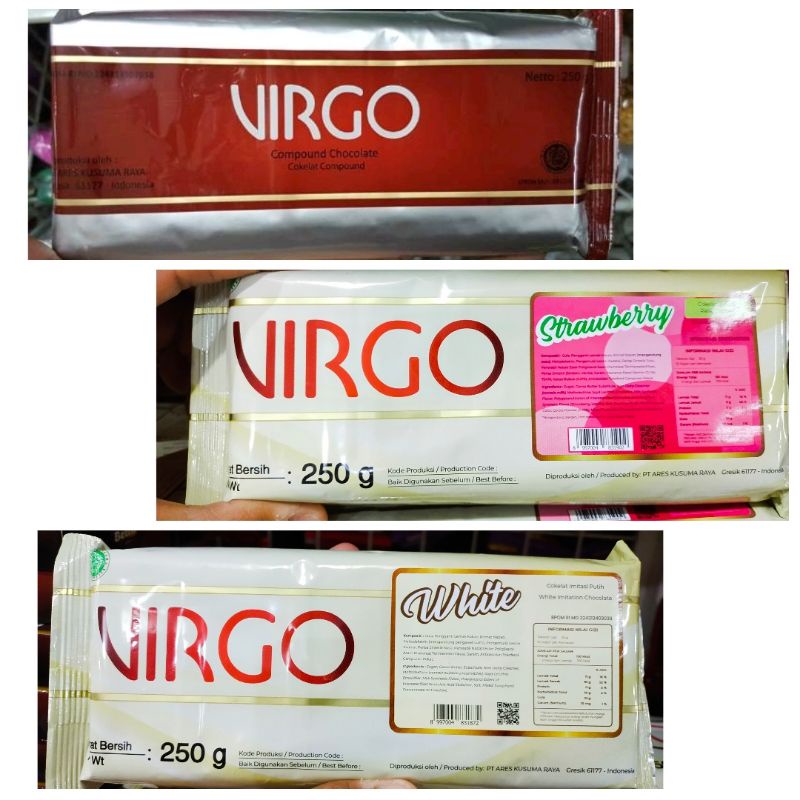 

VIRGO Chocolate Compound 250GR