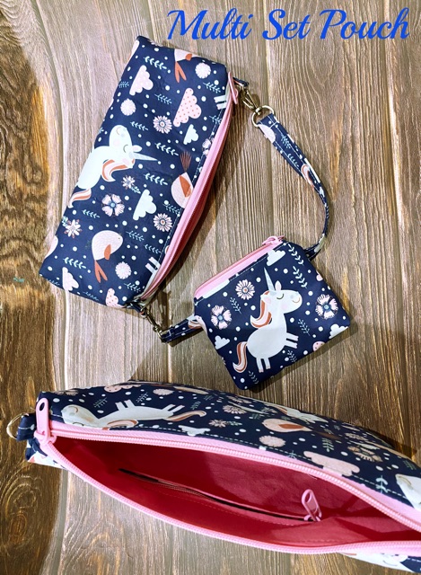 Fawn’G Handmade - Multi Set POUCH unicorn