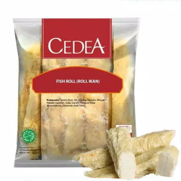 

Cedea Fish Roll 250gr Halal - Roll Ikan OTAK-OTAK IKAN