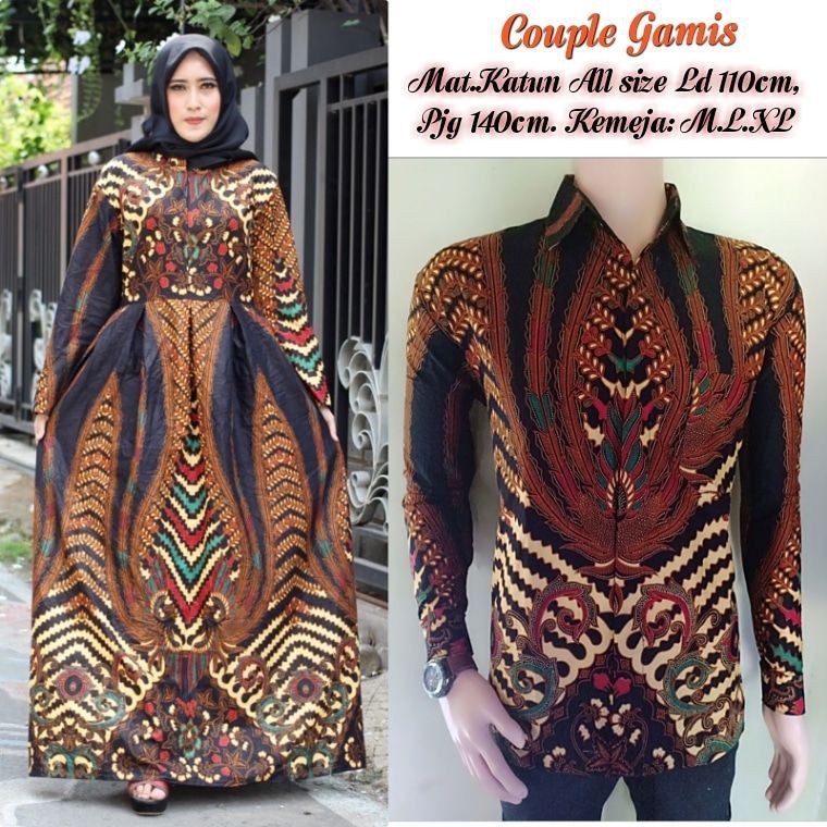 GROSIR BATIK COUPLE GAMIS