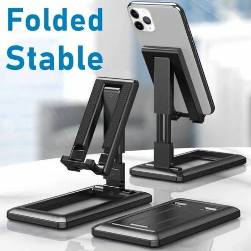 Folding holder desktop lipat Hp android HD-28- tempat duduk hp android lipat
