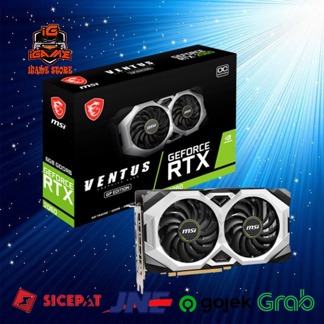 MSI Geforce RTX 2060 VENTUS GP OC 6GB GDDR6 MANTUL GAN