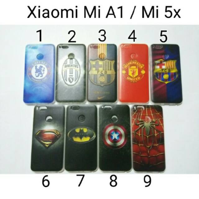 Case Karakter For Xiaomi Mi A1/ Softcase Cowok Xiaomi Mi 5x