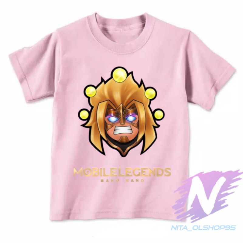 kaos anak baju anak mobile legends hero badang lucu