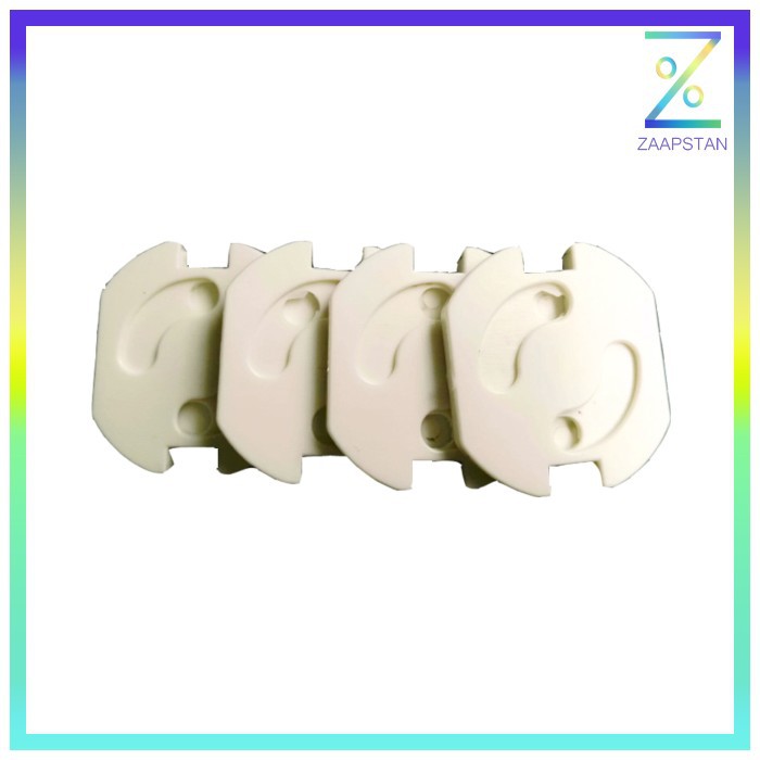 Safety Socket Plug Listrik EU Spring Style - ZC6001 - White