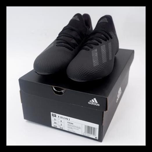 LUCU Sepatu Bola Anak Adidas X 19.3 FG JR Core Black Uti Black F35364 Ori