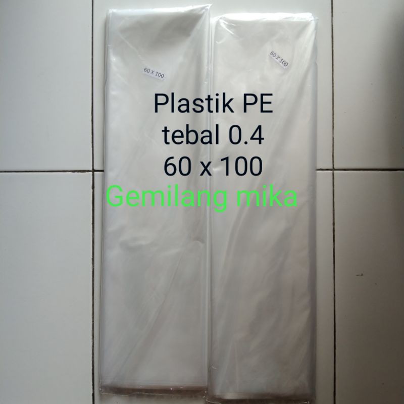 Plastik PE bening tebal 0.4 MURAH