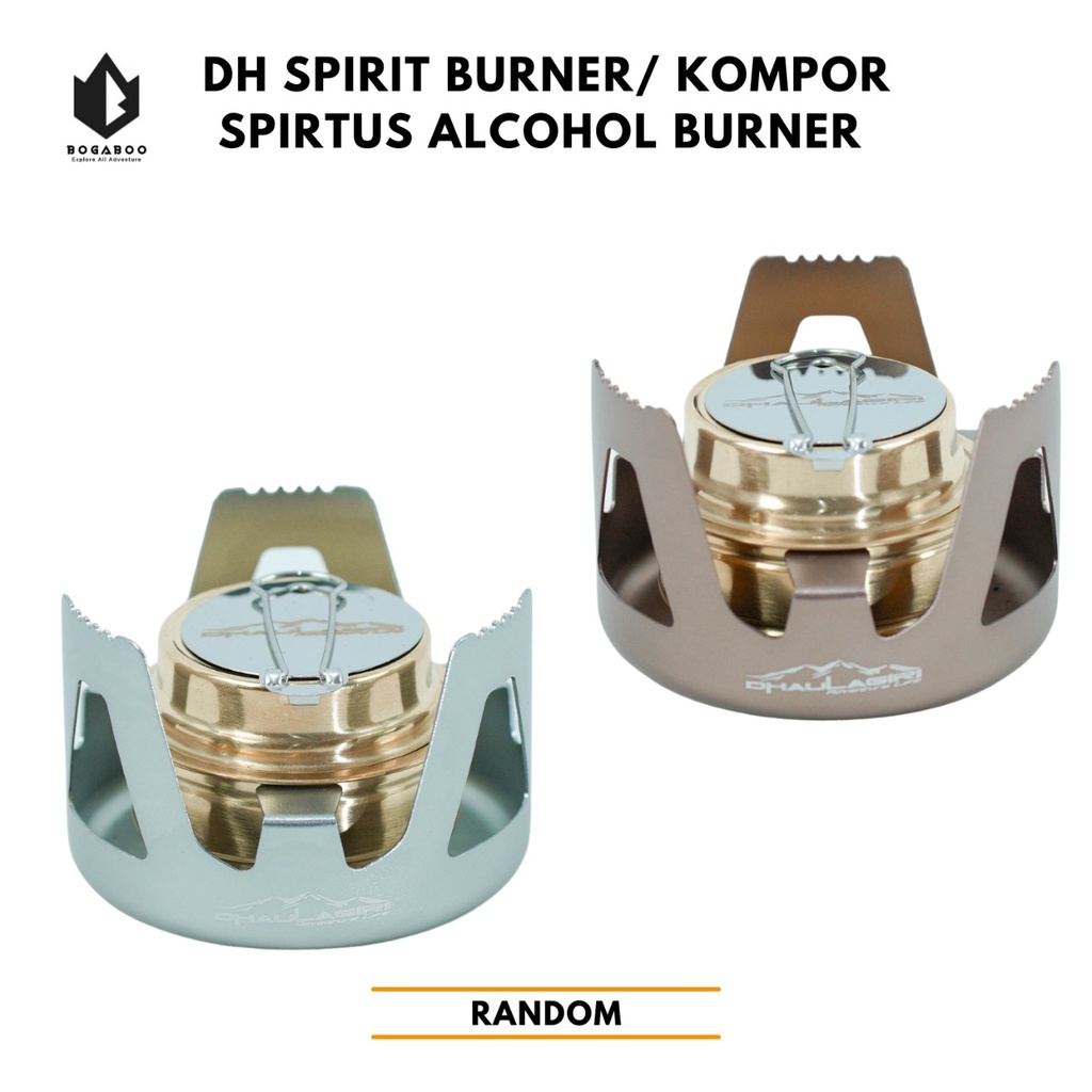 Bisa COD  Kompor Spirtus Alcohol Burner Dhaulagiri - Aloc Stove Outdoor Camping UL