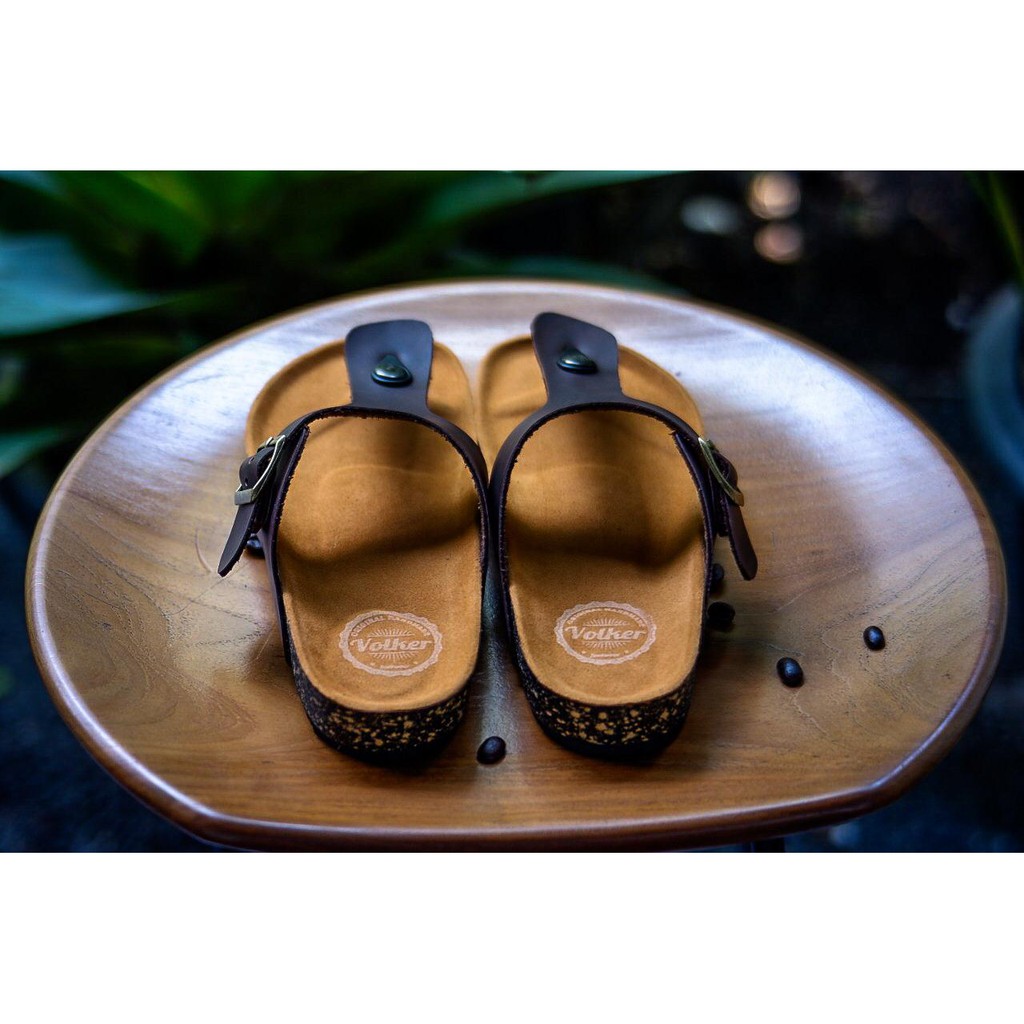 SANDAL PRIA/WANITA KASUAL VOLKERFOOTWER ART ROBIN BLACK SERIES