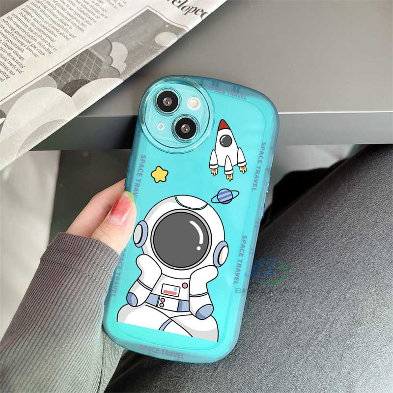 Casing TPU IPhone 11 11 Pro 11 Pro MAX 12 12 Pro 12 Pro MAX 13 Pro MAX X XR XS MAX 6 6S 7 8 Plus Motif Roket