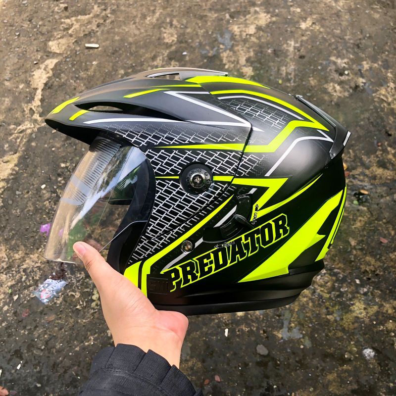 Helm Ghm Revo Pet Motif 2 Visor
