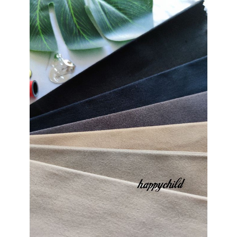 10 warna kain chino bahan celana katun twill stretch garment quality harga per 0.5meter/happychild