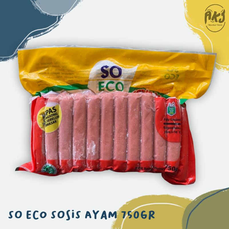 

So Eco Sosis Ayam Merah 750gr