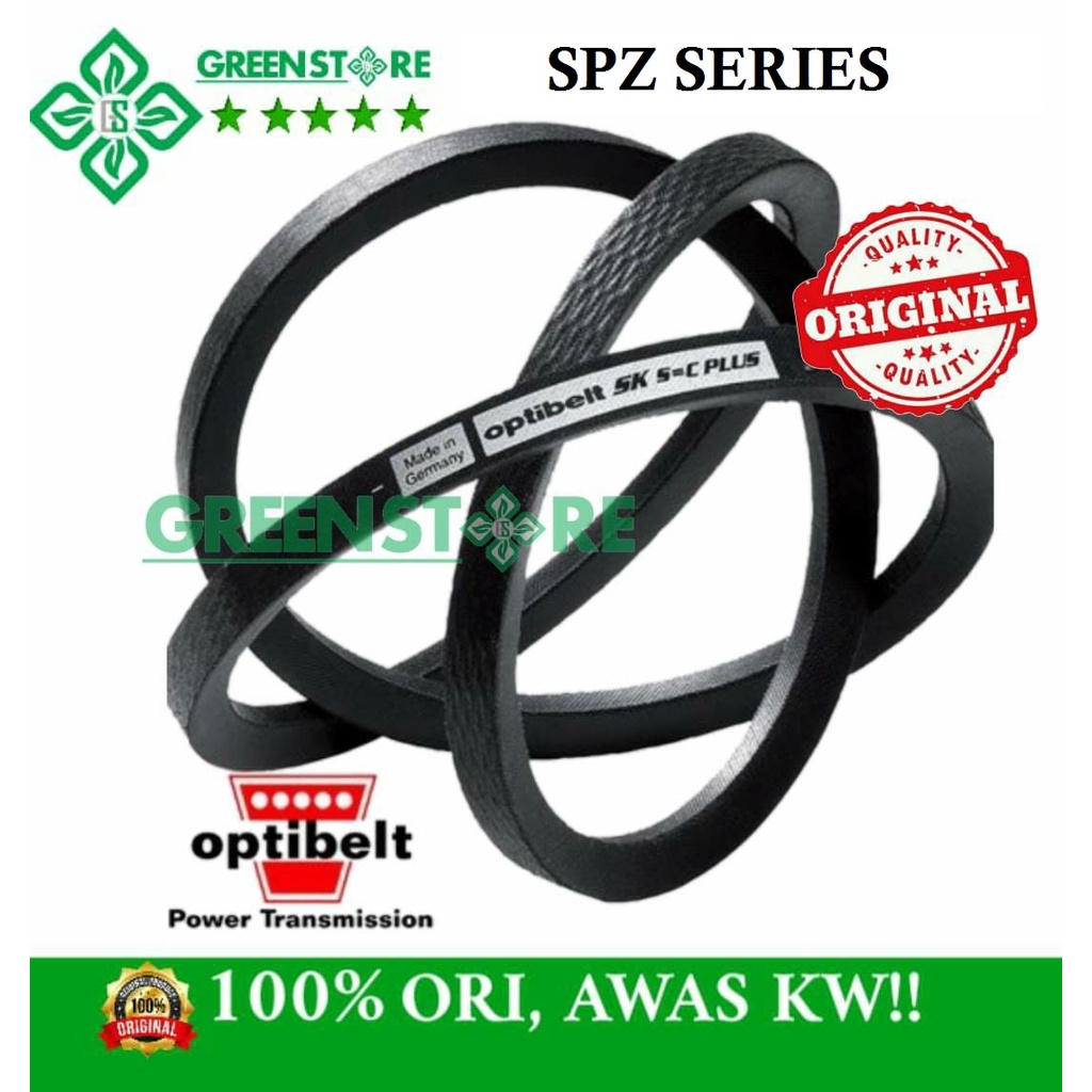 OPTIBELT SPZ 1700LW BELT TINGGI 8mm LEBAR 9.7mm LENGTH 43.180